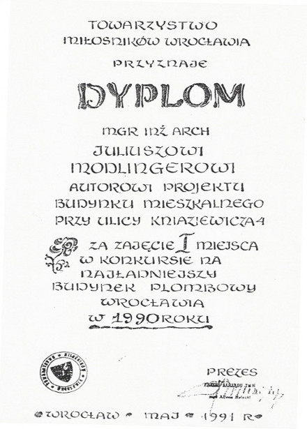 dyplom 1990